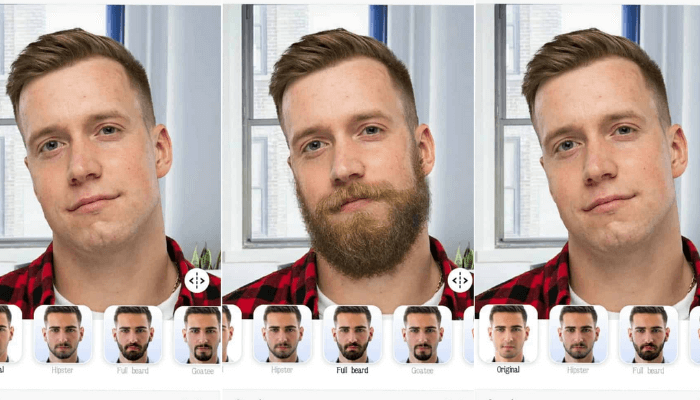 aplicativo para simular barba